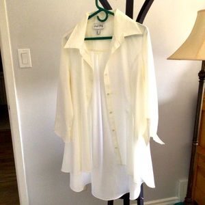 Joseph Ribkoff White Button Down